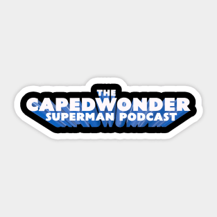 CapedWonder Podcast logo 3 Sticker